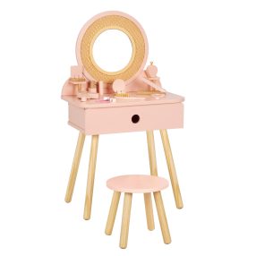 Kislány fésülködő asztal szett - pink Kislány fésülködő asztal szett - pink