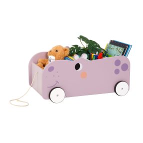   'Hippo' víziló formájú guruló könyv- és játéktároló