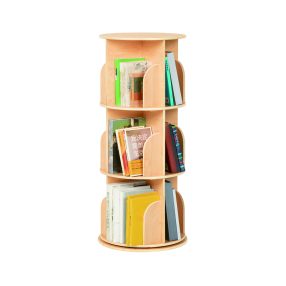 Körbeforgatható 3 szintes könyvespolc