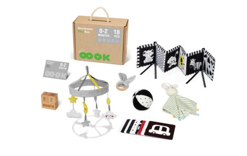 OOOK Montessori Development Box for Ages 0–2 Months