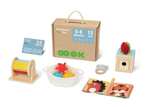 OOOK Montessori Development Box for Ages 5-6 Months