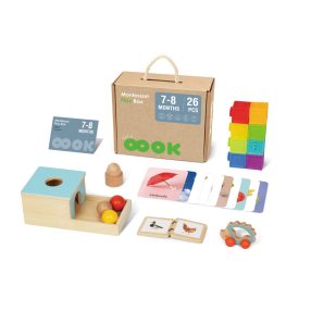   Montessori fejlesztő doboz 7-8 hónapos korosztály számára