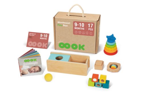 OOOK Montessori Development Box for Ages 9–10 Months
