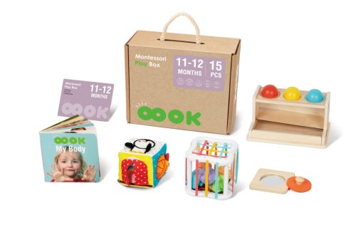 OOOK Montessori Development Box for Ages 11–12 Months