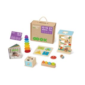   Montessori fejlesztő doboz 13-15 hónapos korosztály számára