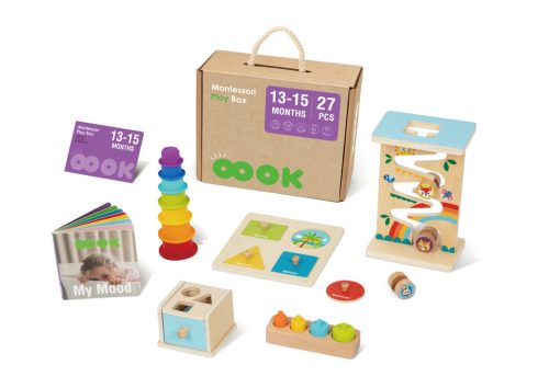 OOOK Montessori Development Box for Ages 13–15 Months