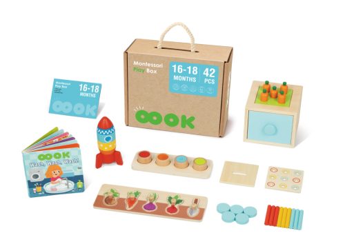 OOOK Montessori Development Box for Ages 16–18 Months