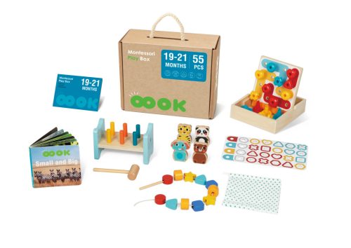 Montessori fejlesztő doboz 19-21 hónapos korosztály számára