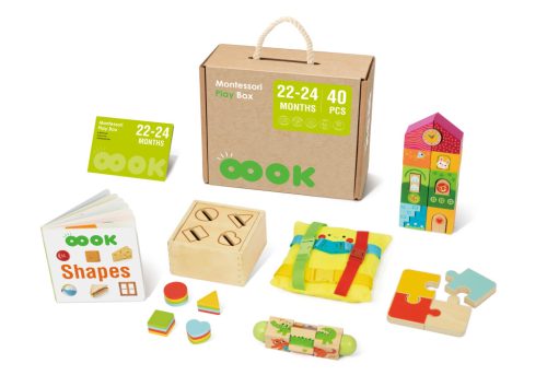 OOOK Montessori Development Box for Ages 22–24 Months