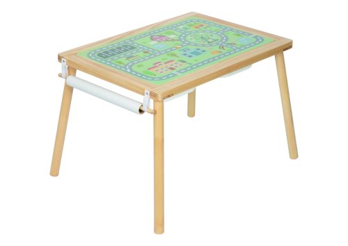 'Sensory' duplafedelű asztal praktikus tárolókkal