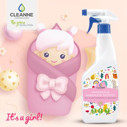 Baba-Mama univerzális babakocsi tisztító - It's a girl - 500ml